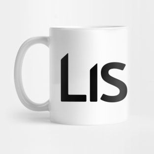 Lisk CryptoCurrency Logo. Mug